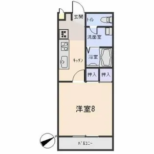 サニーコート天白【201号室】の間取り