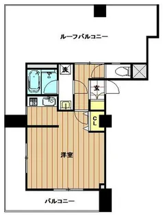 リーガル天王寺烏ヶ辻【801号室】の間取り