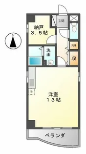 グリーンハイツ新道【401号室】の間取り