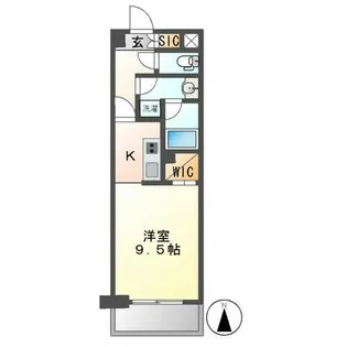 エルスタンザ名駅西【10階】の間取り
