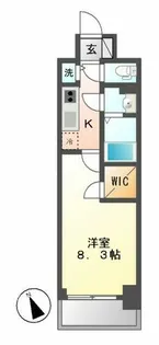 プレサンス栄ライズ【11階】の間取り