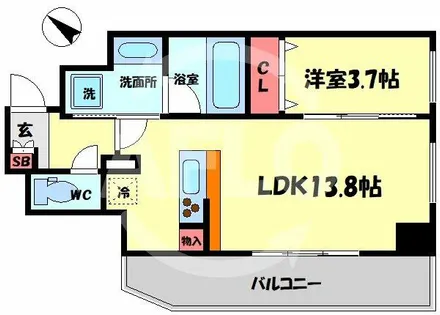 MBC RESIDENCE【2階】の間取り