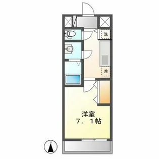 プレサンス金山コネクト【2階】の間取り