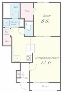 Affabile【1階】の間取り