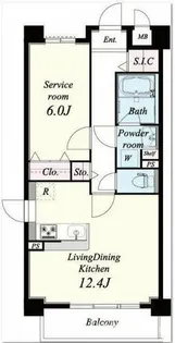 メゾンさわやか【3階】の間取り