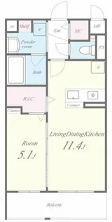 アクア プリータ【4階】の間取り