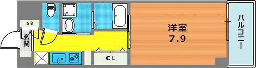 東灘OMパレス【202号室】の間取り