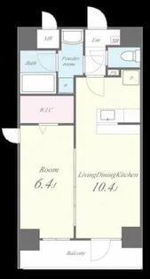 エクセルシア天神橋【2階】の間取り