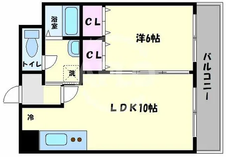 グレイス今里【5階】の間取り