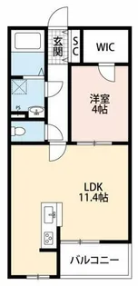 SUCCESS ONE【2階】の間取り