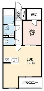 SUCCESS ONE【2階】の間取り