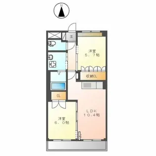 ベル ウッドⅠ【3階】の間取り