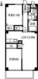 ガウディEST【402号室】の間取り