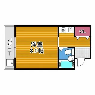 Rinon谷川【4階】の間取り