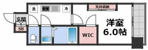 プレサンス長田レジェール【5階】の間取り