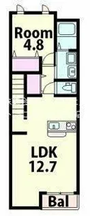 トリム ガーデン【2階】の間取り
