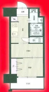 No.122 ORIENTBLD【15階】の間取り