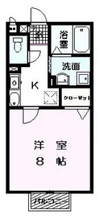 リヴェール【101号室】の間取り