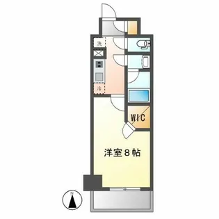 ザ・パークハビオ名古屋松原【1204号室】の間取り
