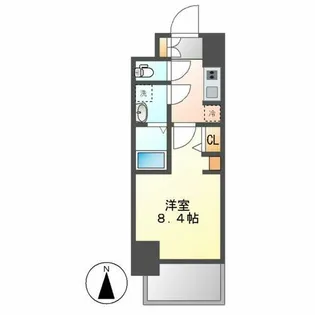 S-RESIDENCE尾頭橋beaute【506号室】の間取り