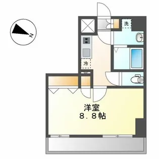ディアレイシャス東別院Ⅳ【14階】の間取り