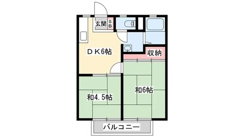 シティ御立【2階】の間取り