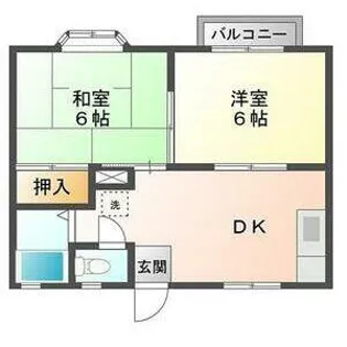 マノワールA【203号室】の間取り