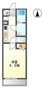 リブリ・平安通【202号室】の間取り