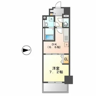 フレール上前津【10階】の間取り