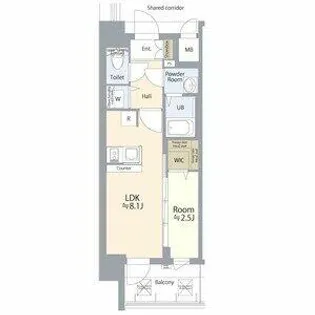 エスリード ザ・レガリア新栄ALTAIER【707号室】の外観