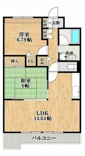メゾン・ポレール【1階】の間取り