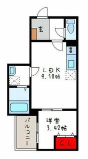 F+style八尾西山本町2号館【1階】の間取り