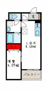 F+style八尾西山本町2号館【3階】の間取り
