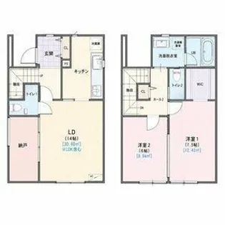 EXSTYLE Idacho【1階】の間取り