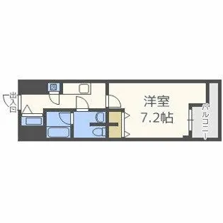 アーデン西天満【9階】の間取り
