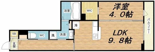 Casa Branche【2階】の間取り