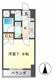 レジデンス金山スクエア【1102号室】の間取り