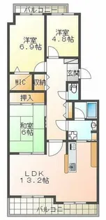 メゾン名谷【3階】の間取り