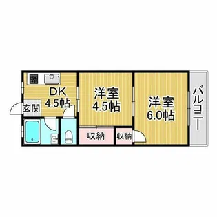 寿コーポ【3階】の間取り