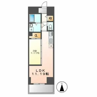 GRANDUKE東桜【702号室】の間取り