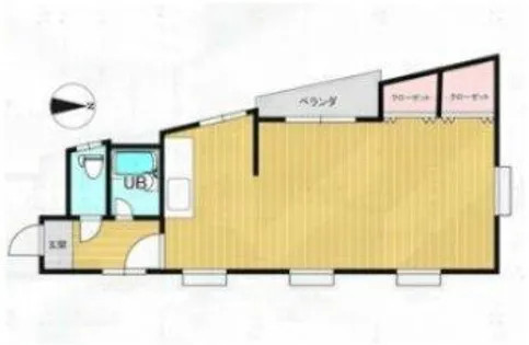 1Rの間取り画像