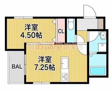 FORESTIA諏訪野Ⅱ【201号室】の間取り