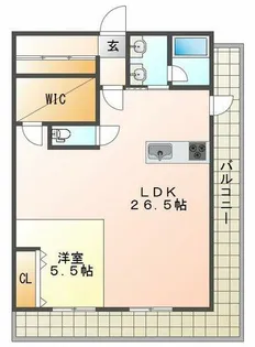 朝日プラザ三木自由が丘本町【4階】の間取り