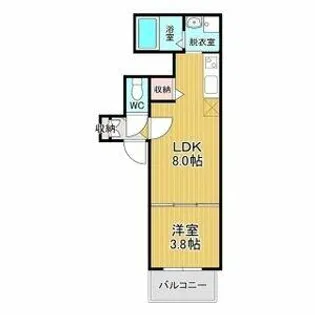サングラン松原天美【2階】の間取り
