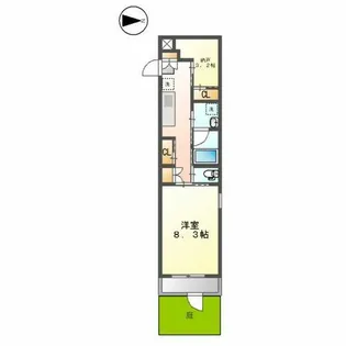 FLAT御器所【3階】の間取り