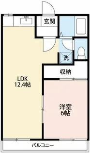 ライトハイツI棟【105号室】の間取り