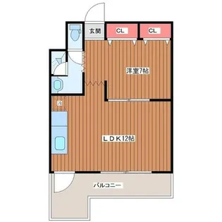 ルーマ328【4階】の間取り