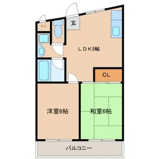 ルーマ328【4階】の間取り