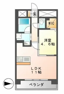 Naviglio Palazzo【9階】の間取り