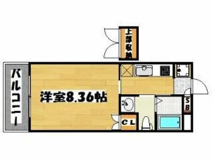 アセットヒルズディアフィオーレ博多【2階】の間取り